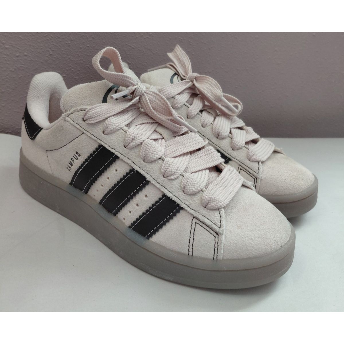 Adidas Campus 00s Comfy Casual Shoes Gum/Cream/Core Black Jq4370 Women's Size 6